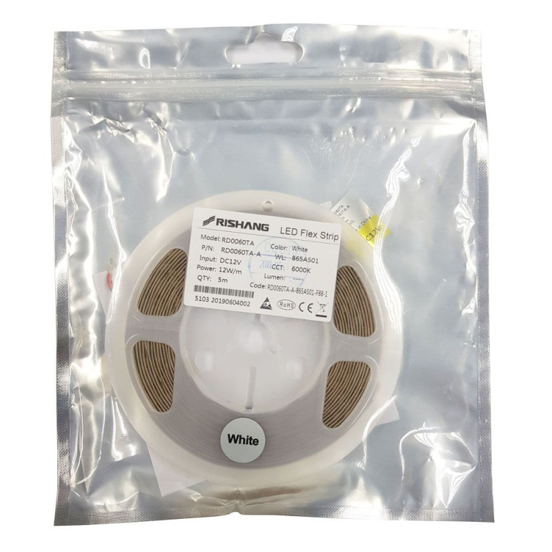 Світлодіодна стрічка 2835-60-IP33-CWd-10-12  RD0060TA-A 6500K