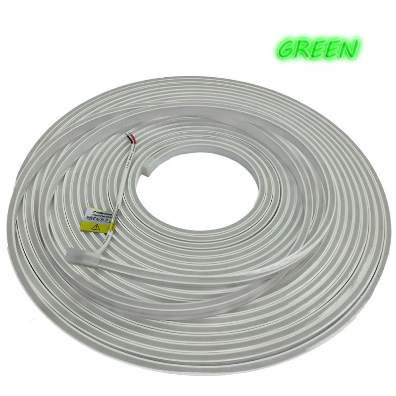 Светодиодный неон 2835-120-IP66-G-6-24 RX16C0TD-A зеленый