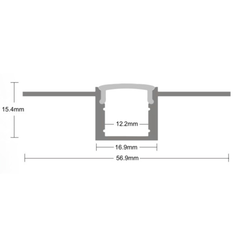 Профиль алюминиевый LP-SL307