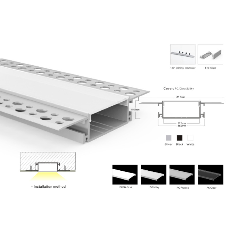 Профіль алюмінієвий LP-SPL083