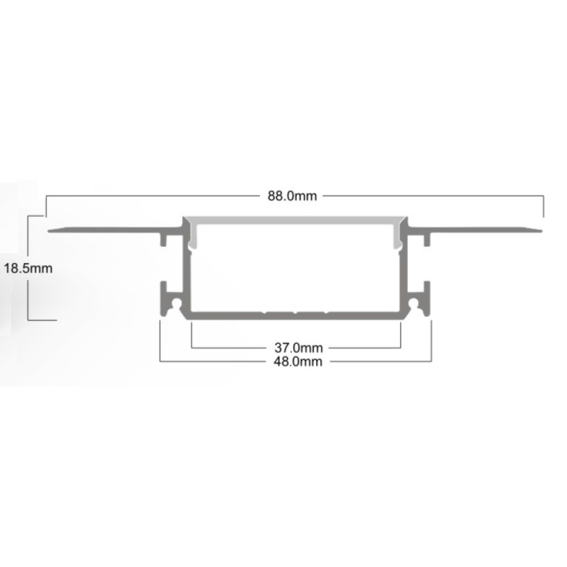 Профіль алюмінієвий LP-SPL083