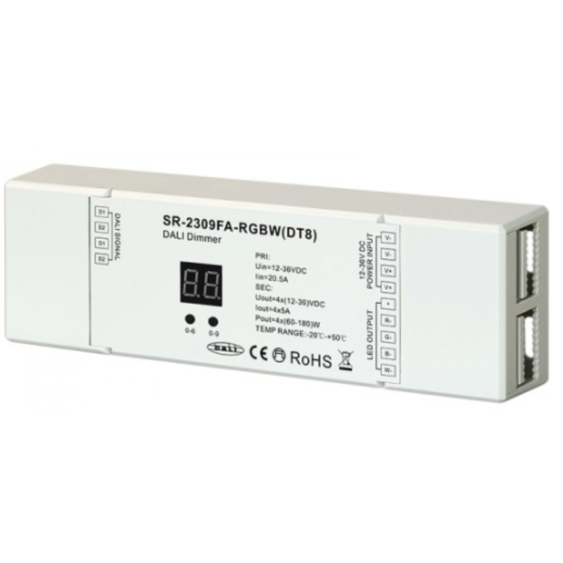LED Димер SR-2309FA-RGBW (DALI DT8)
