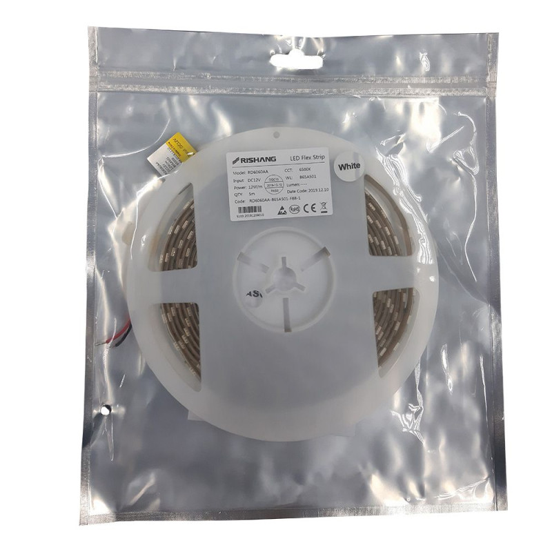 Светодиодная лента 5050-60-IP65-CWd-10-12 RD6060AA 6500K