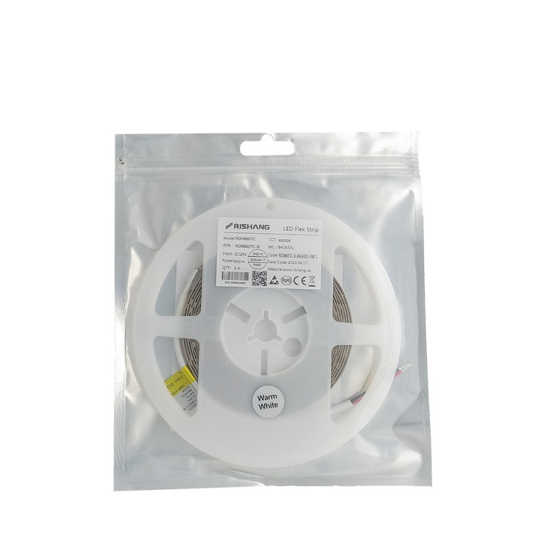 Светодиодная лента 2835-60-IP20-NW-8-24 RD0860TC-B 4000K CRI80