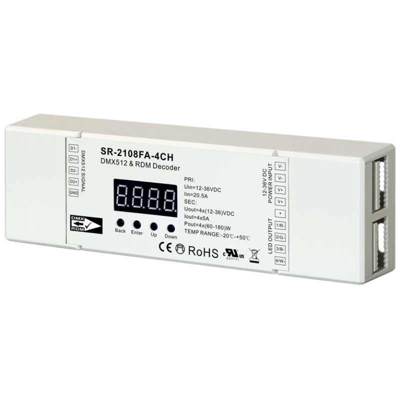 Декодер SR-2108FA -4CH (DMX&RDM)