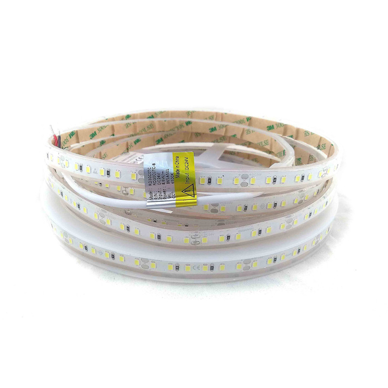 Світлодіодна стрічка 2835-120-IP67-CWd-10-24 RD30C0TC-B 6500K CRI80