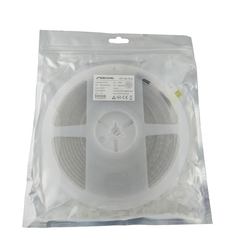 Светодиодная лента 2835-120-IP65-WW-11-24 RD11C0TC-B 3000K