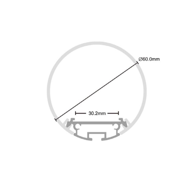 Профіль алюмінієвий LP-SPL071