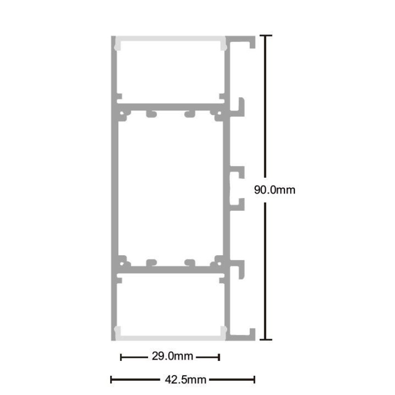 Профіль алюмінієвий LP-SPL068