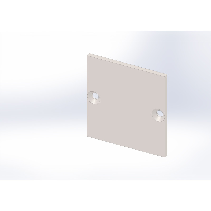 Заглушка металлическая SVL.016.0.0.08 к LED профилю LP-SL098