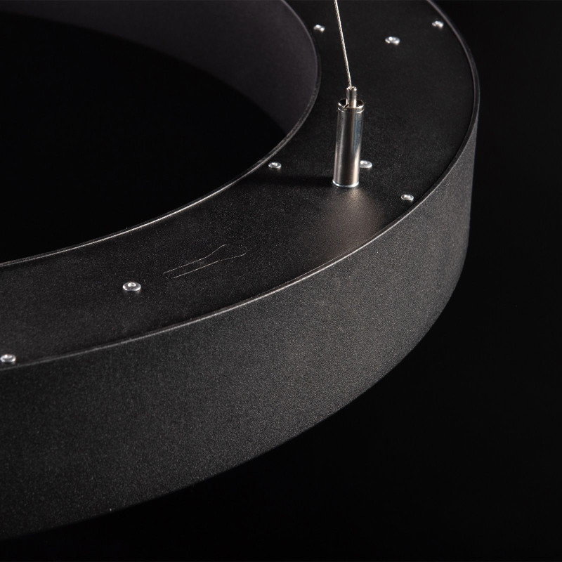 Підвісний кільцевий світлодіодний світильник RING-M-600-S