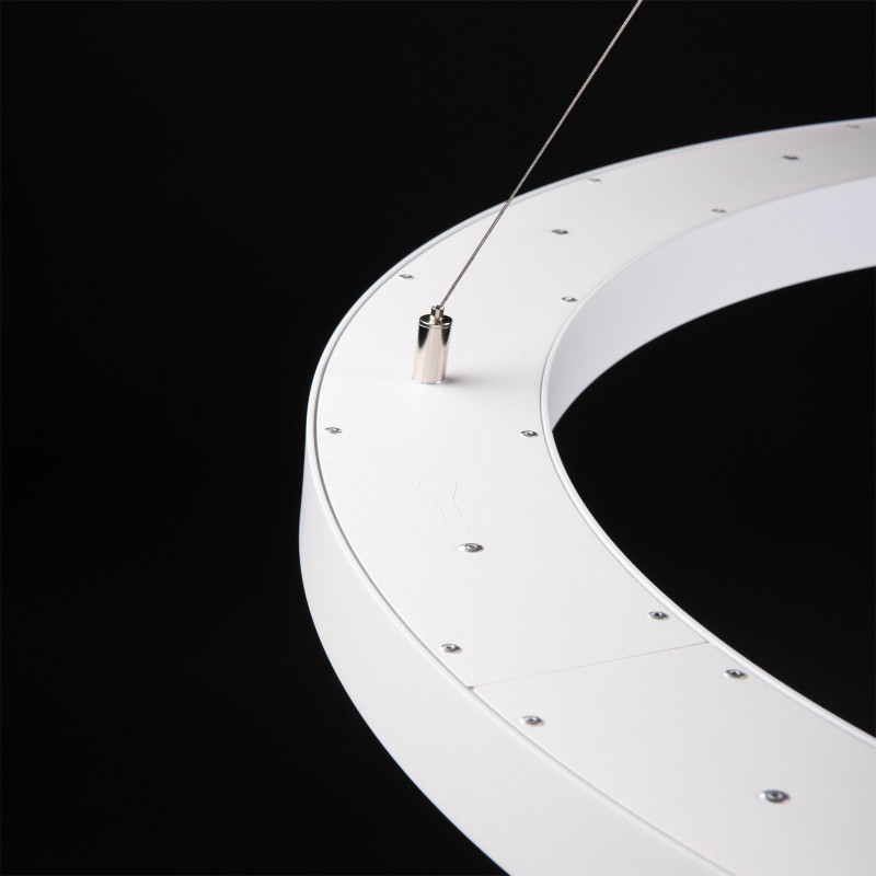 Підвісний кільцевий світлодіодний світильник RING-M-600-S