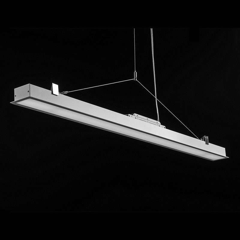 Лінійний врізний світлодіодний світильник LINEA-CUT-600-S