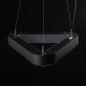 Трикутний світлодіодний світильник TRIANGLE-R-600-S