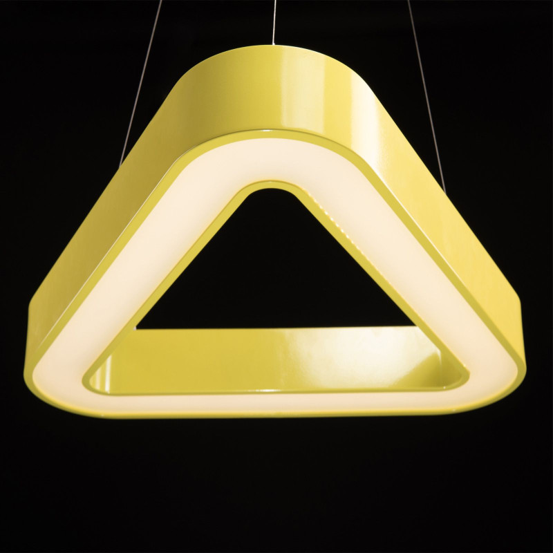 Трикутний світлодіодний світильник TRIANGLE-R-600-S