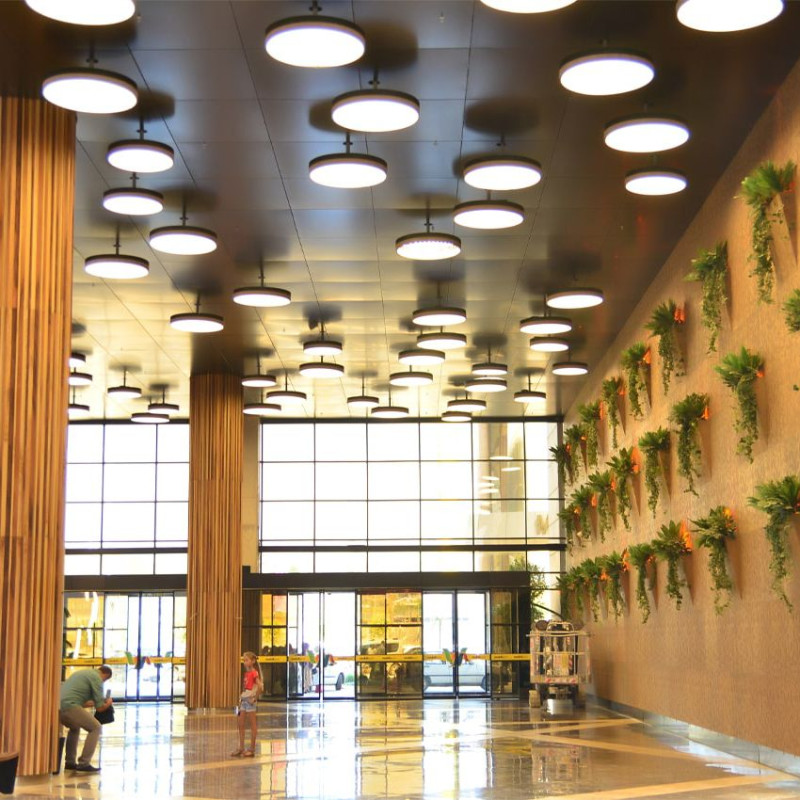 Круглий підвісний світлодіодний світильник CIRCUM-M-800-S