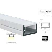 Рассеиватель матовый к профилю LP-SL143B