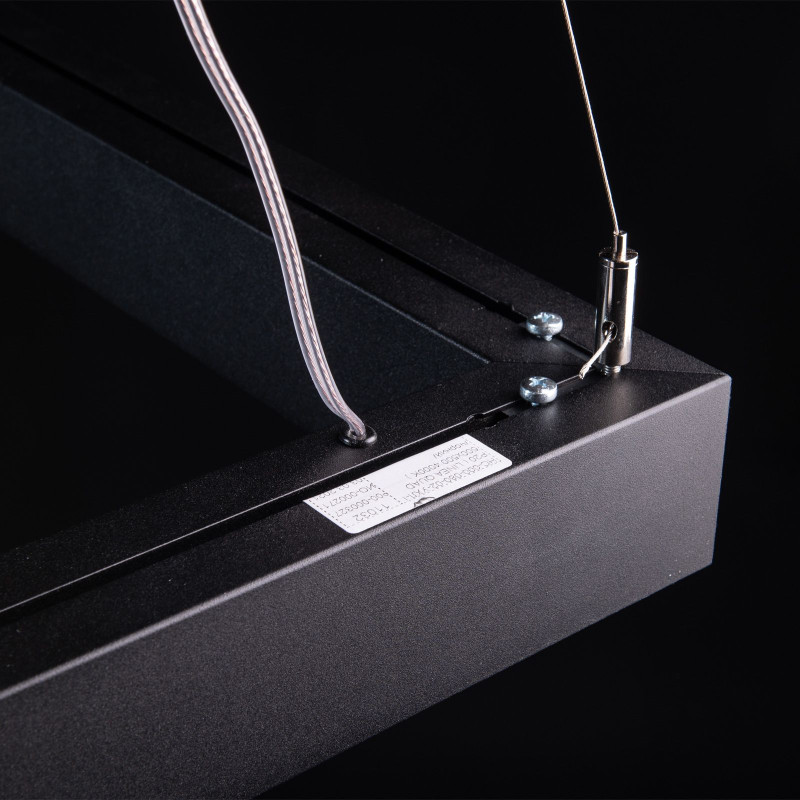 Підвісний прямокутний світильник QUAD-1490x1490-S