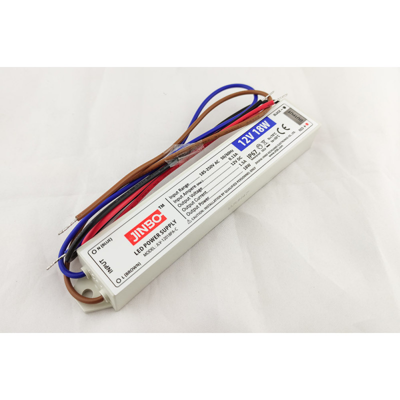 Блок питания JINBO JLV-12018PA (длина провода 30см)