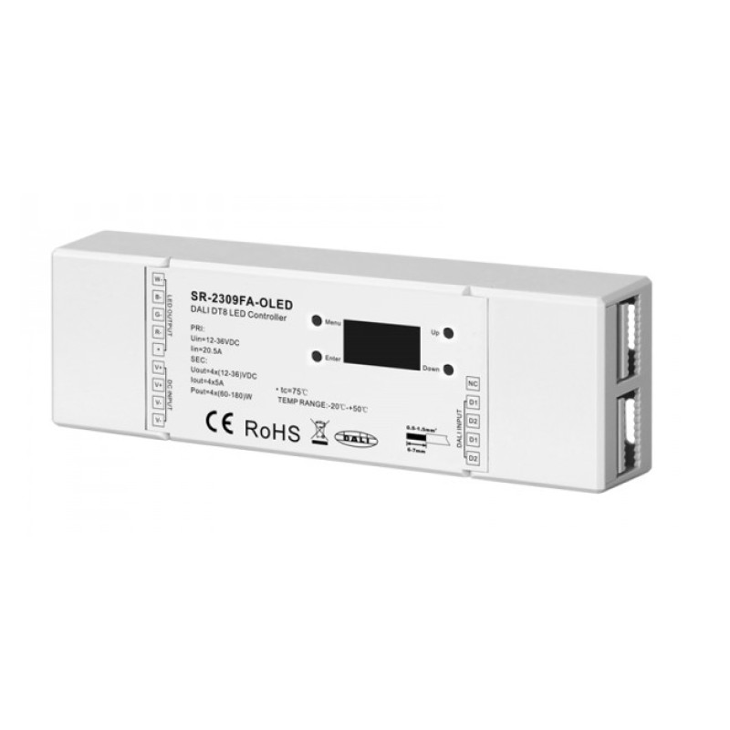 Контроллер SR-2309FA-OLED (DALI DT8 Master)