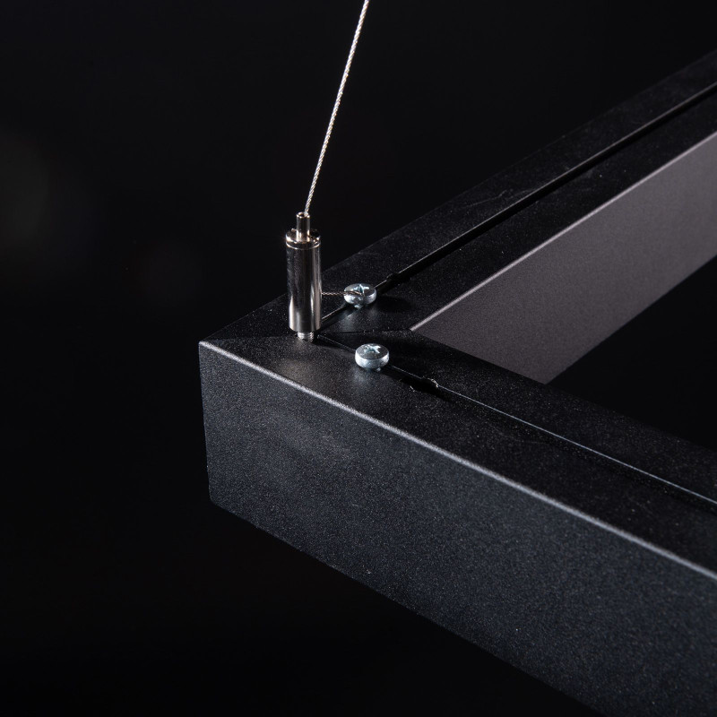 Підвісний прямокутний світильник QUAD-1015x1015-S