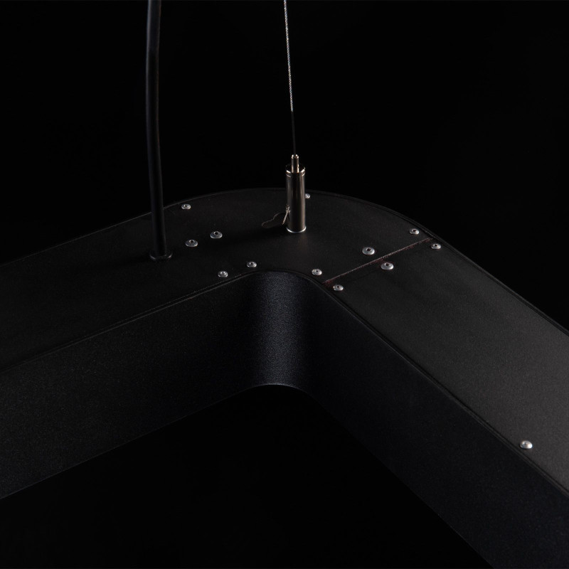 Підвісний квадратний світильник QUAD-R-700x700-S