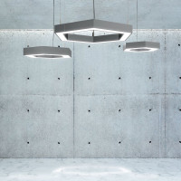 Підвісний світлодіодний шестикутний світильник HEXAGON-920-S