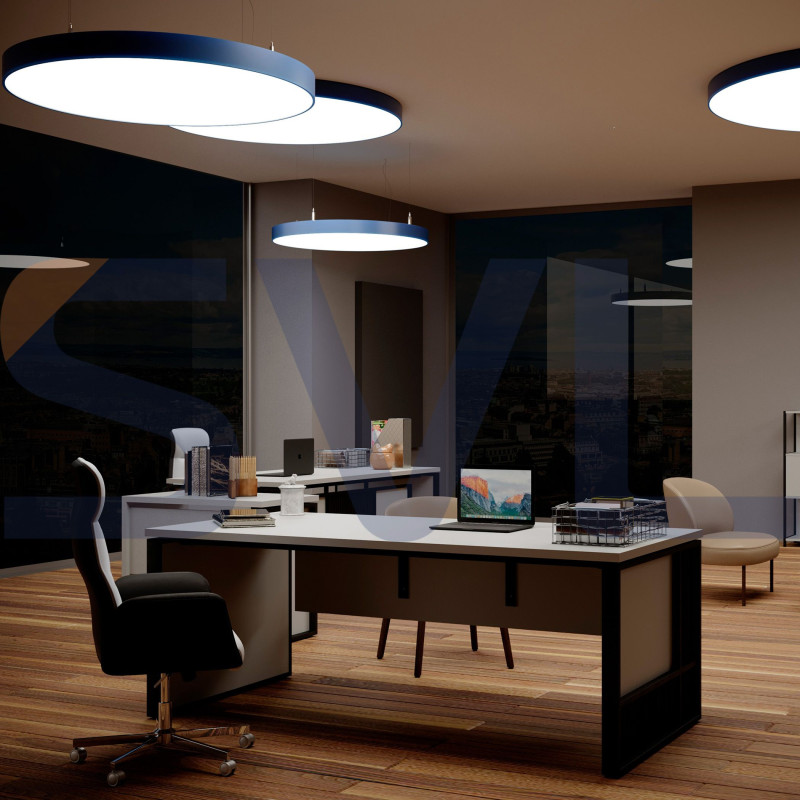 Круглий підвісний світлодіодний світильник CIRCUM-L-1200-S