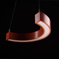 Світлодіодний світильник-напівкільце SEMI-RING-M-600-S