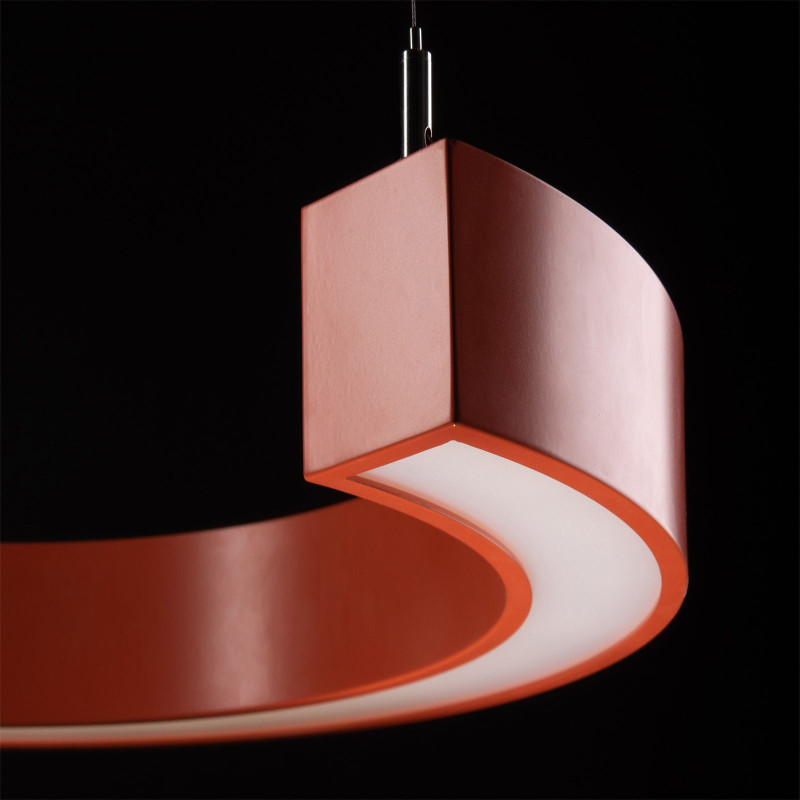 Світлодіодний світильник-напівкільце SEMI-RING-M-600-S