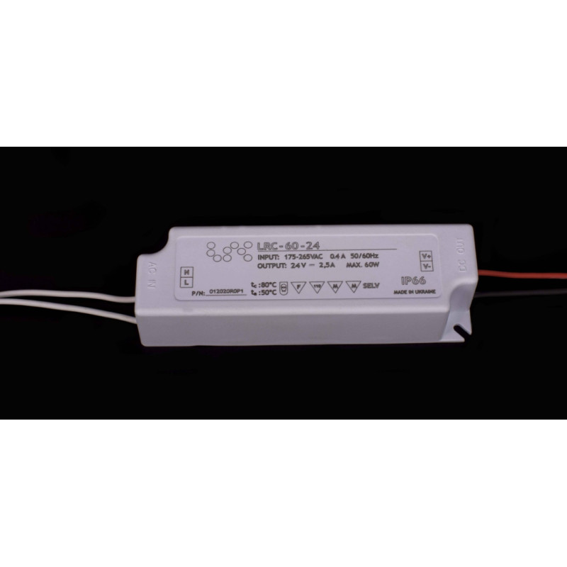 Блок живлення MEAN WELL LRC-60-24