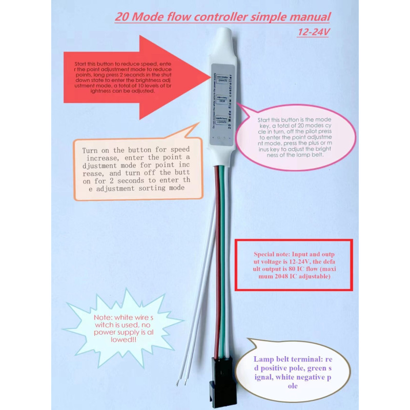 LED контроллер SR-BG-3KEY-02