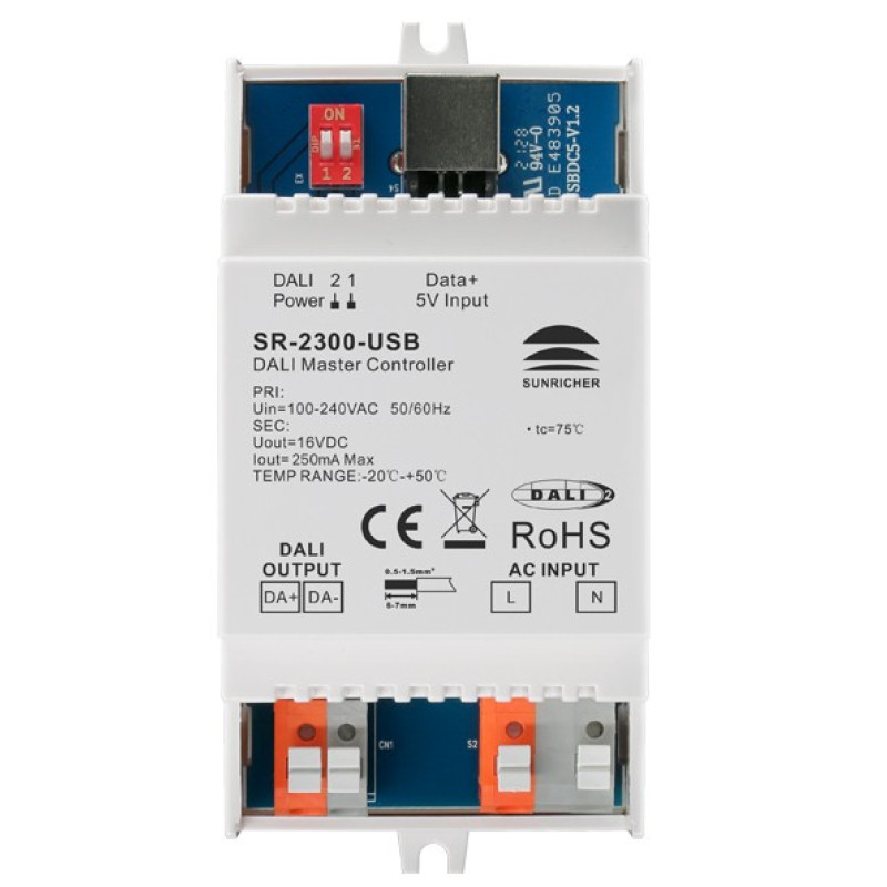 Контроллер SR-2300-USB (DALI DT8 Master)