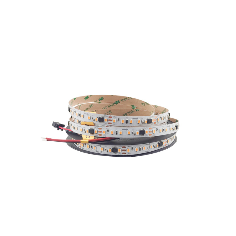 Світлодіодна стрічка 2835-120-IP20-WW/SMART-10-24 (chip UCS1903) 3000К
