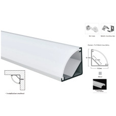 Профіль алюмінієвий LP-SL054 -1м. (2м ламель)