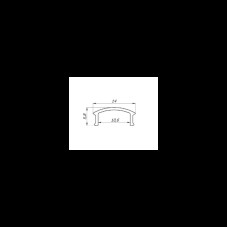 Розсіювач матовий SVL_LRM -1м. (2м. ламель)