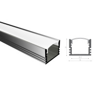 Профіль алюмінієвий SVL_LP12 -1м.  (в ламелях по 2м.)