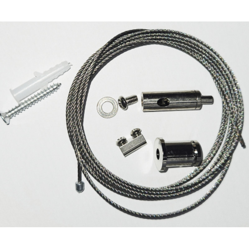 Кріплення на тросах для підвісного світильника S-kit-3 (2м, M4*6)