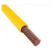 Провід ПВ-3 0,75мм жовтий (або жовто-зелений)