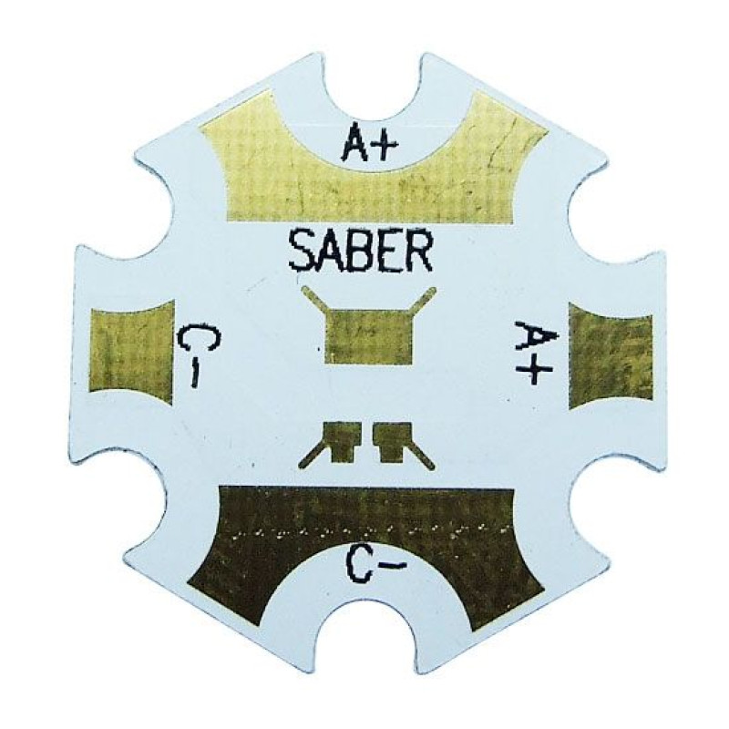 Печатная плата радиатор Star для светодиодов Phenix (Rebel)