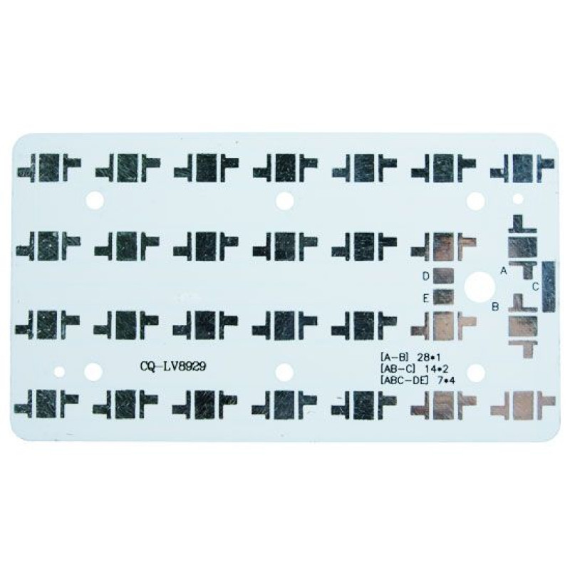 Друкована плата ал. KEY-28  MPCB 130x75mm