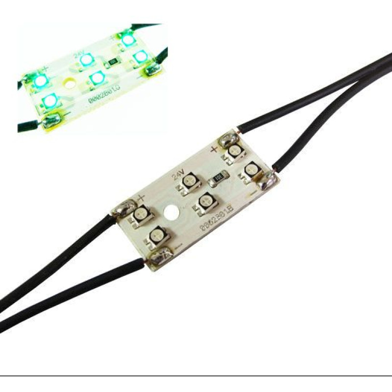 Світлодіодний модуль MD_6x3528S_FR4_30x15_зелений