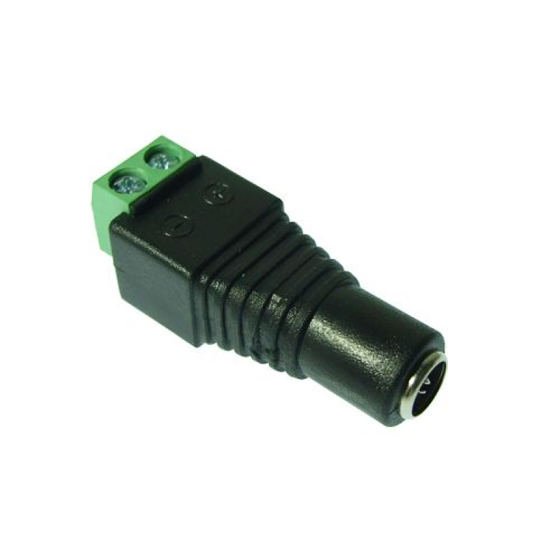 Коннектор, штекер 5.5х2.1 розетка под провод/винт