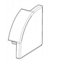 Заглушка ЗПУ глуха до кутового LED профілю ЛПУ17 LP