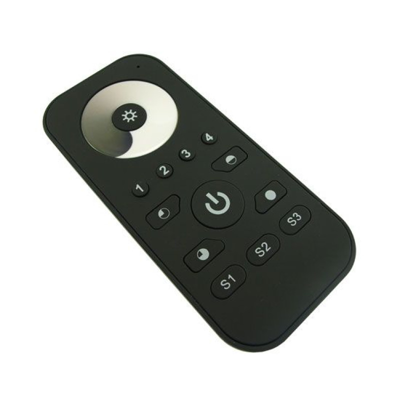 Пульт SR-2819S-DIM /4 зоны, черный корпус/