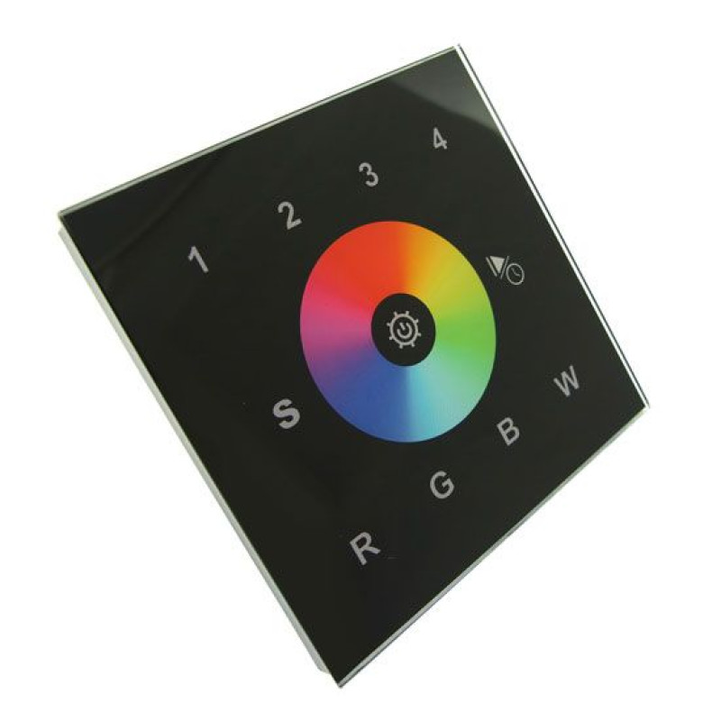 Панель встраиваемая SR-2820-AC (B)  /4 зоны, черный корпус/