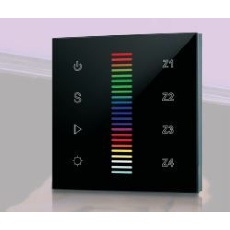 Панель Touch SR-2830RGB-AC (W) /4 зоны, белый корпус/