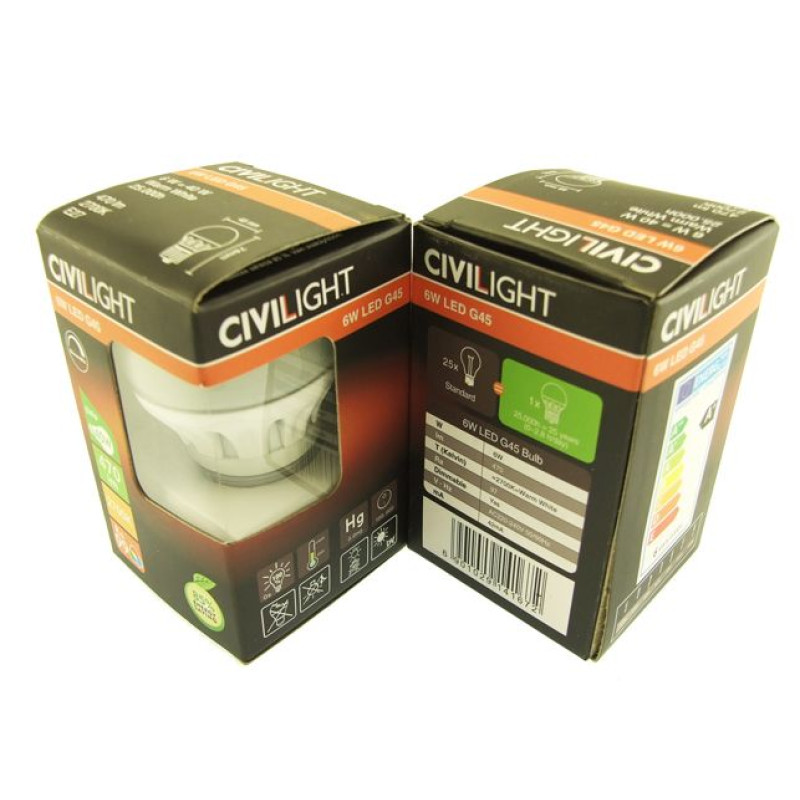 Светодиодная лампа DG45 K2F40T6 metal dimmable