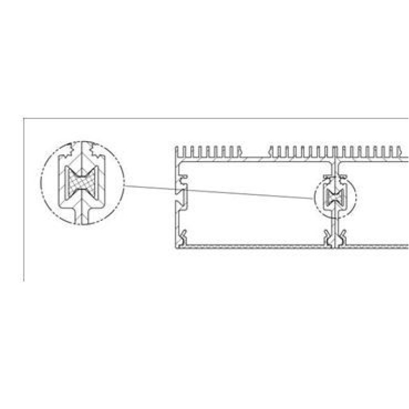 Распорка-фиксатор РФ70 к LED профилю ЛС70 LP