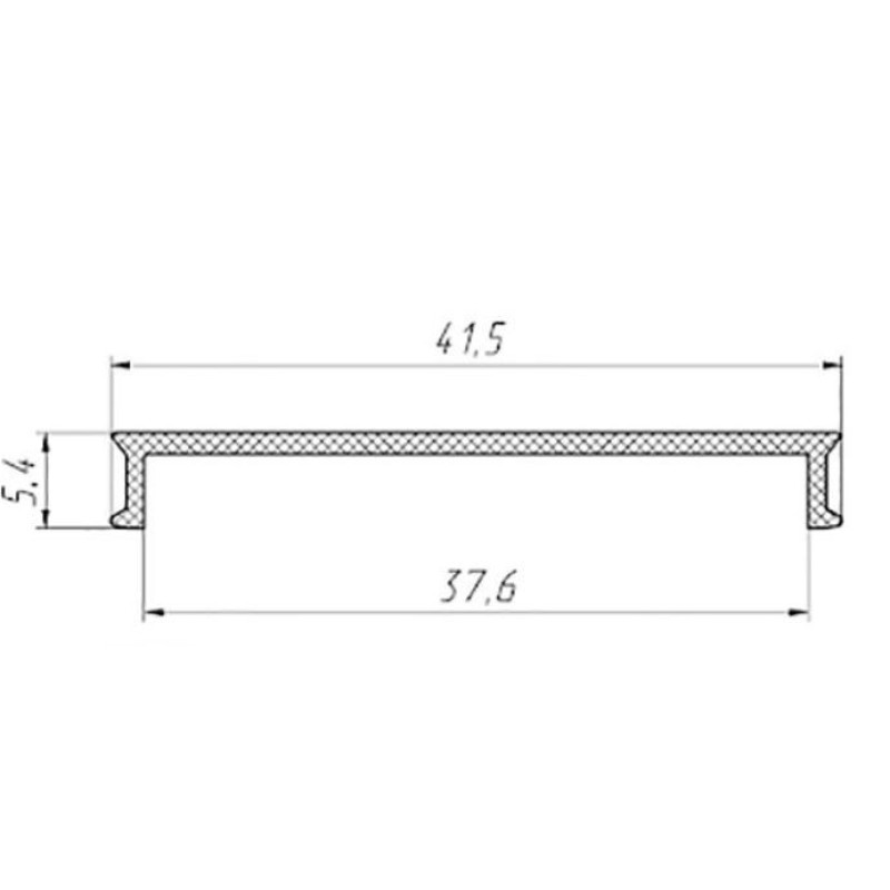 Рассеиватель матовый РСВ40 к профилю ЛСВ40 LP